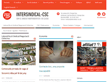 Tablet Screenshot of intersindical-csc.cat